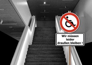 Behindertengerechte Treppen