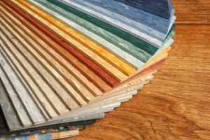 Linoleum Farben und Muster