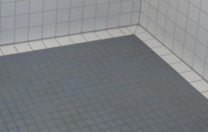 Boden im behindertengerechten Badezimmer